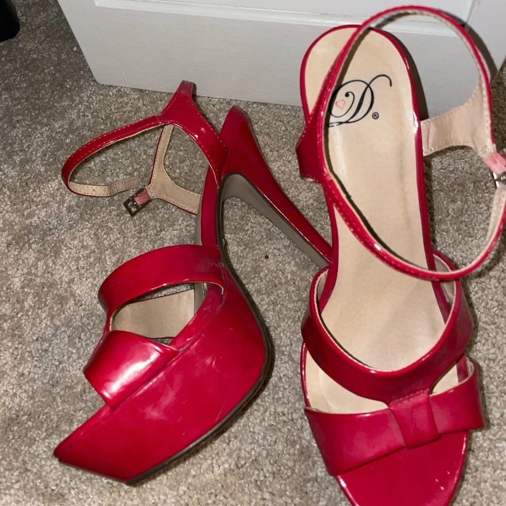 Delicious Brand Platform Red Heels